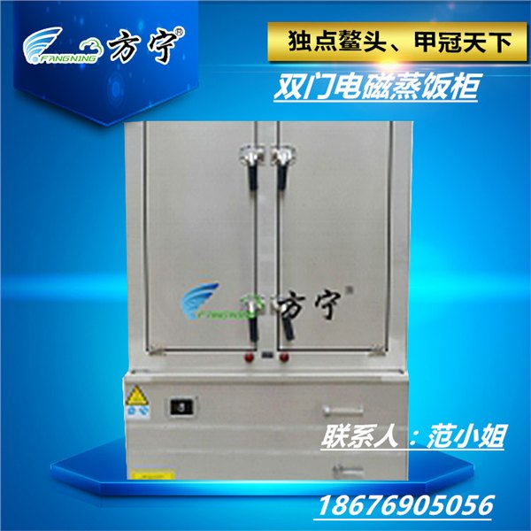 方宁双门电磁蒸饭柜