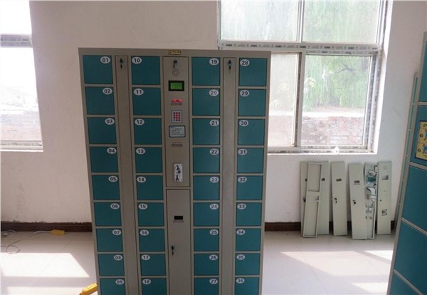 合肥指纹电子存包柜,合肥跃强,合肥投币电子存包柜