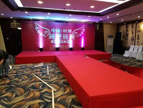 杭州舞台布置 杭州舞台背景板搭建 杭州舞台出租