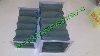 耐高温防腐蚀帆布通风软连接定制