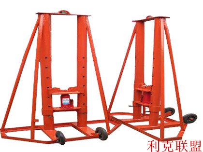 液压放线盘支架，螺旋式放线架，重型液压放线架，六角放线车