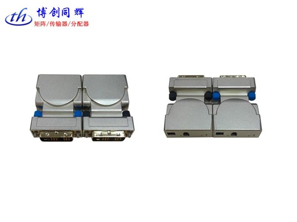 迷你型单芯传1路DVI光端机，非压缩DVI光纤收发器