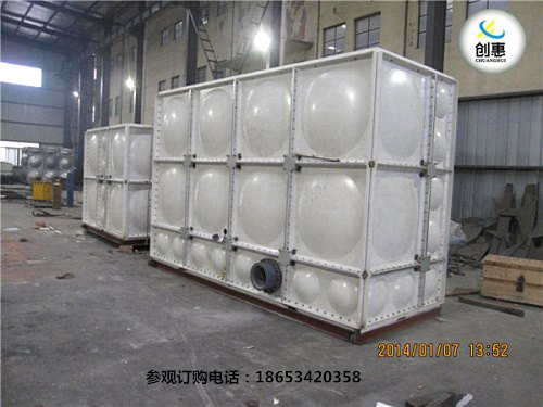 供应玻璃钢水箱厂家  玻璃钢水箱价格   水箱型号