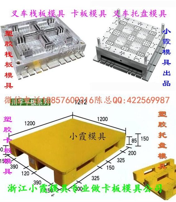 专做注塑模具 1.2米叉车仓垫板塑胶模具台州模具联系