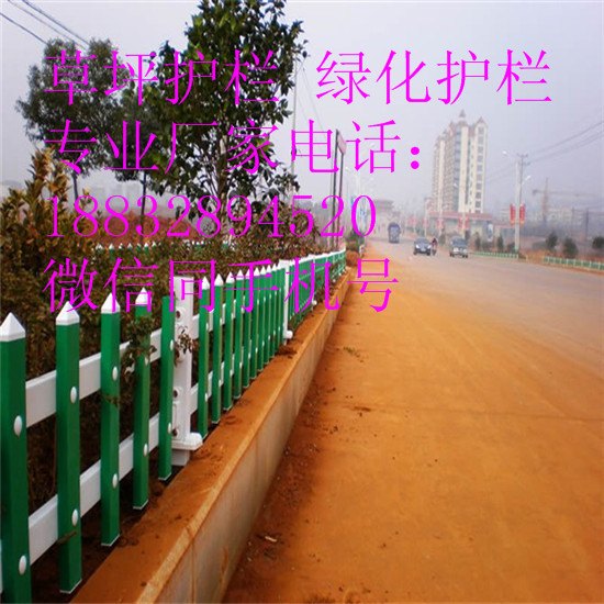 鑫乾厂家供应黄冈公园花坛栏杆 草坪护栏 市政绿化栅栏