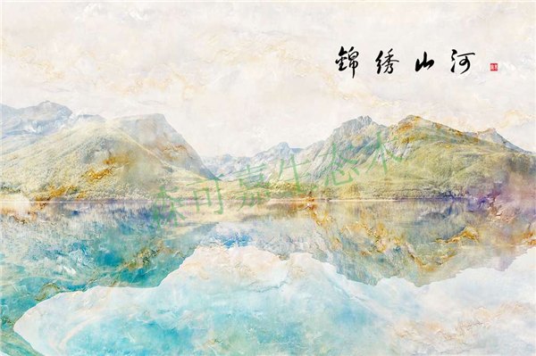 广州森可嘉緑可木厂家直销塑木零甲醛防潮电视沙发3Duv背景墙板