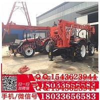 吊15米杆挖坑机 拖拉机打桩吊车一体机 拖拉机起重机  