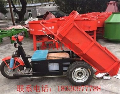 载重载物电动三轮车 爬坡快递工地电动斗车