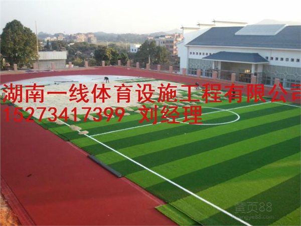 邵阳承接各类专业足球人造草皮施工建设，品质有保障湖南一线体育设施工程有