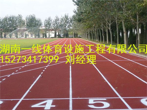 邵阳便宜的塑胶跑道厂家材料，邵阳塑胶跑道承接施工单位报价湖南一线体育设