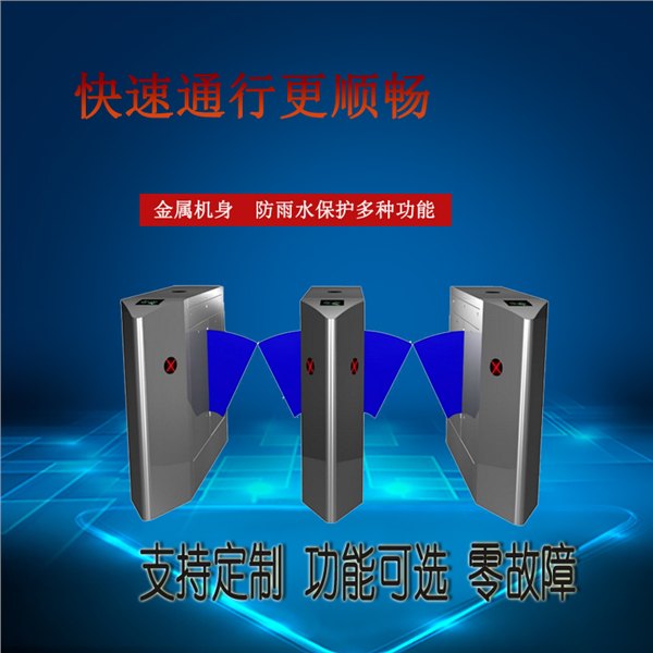 闸机  304不锈钢双通道立式闸机刷卡出入口闸机