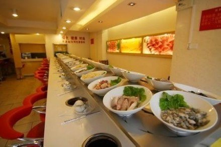 西安回转火锅设备，旋转小火锅设备,回转自助火锅设备