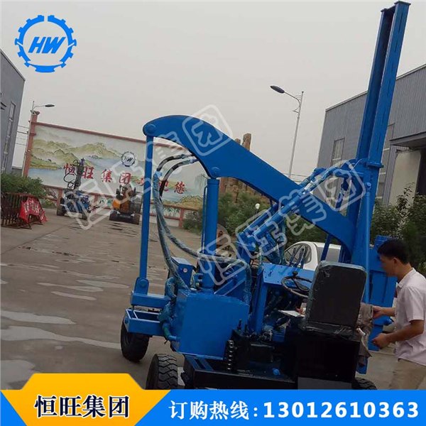 HZH-260C系列全液压公路打桩机 护栏打桩机