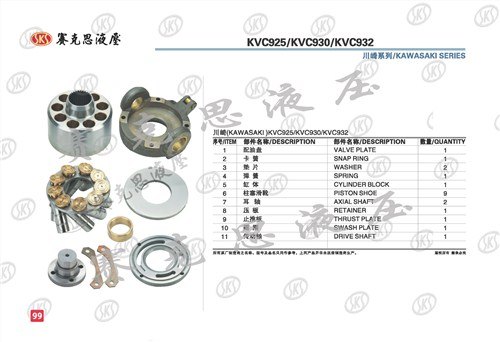 川崎K3VL28赛克思专业液压件供