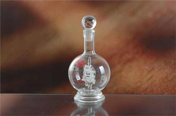 3两装小酒瓶小容量帆船酒瓶玻璃帆船酒瓶造型帆船造型酒瓶