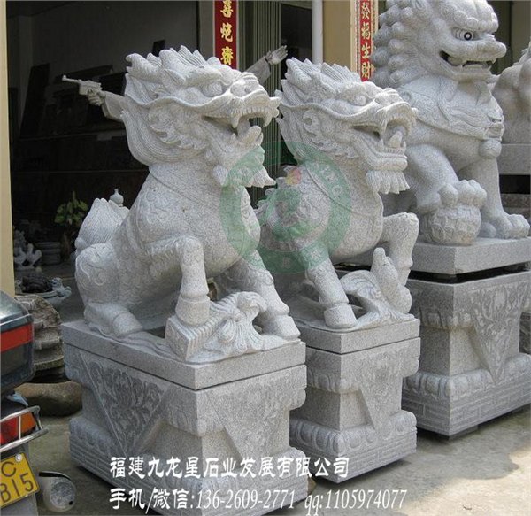 现货石雕麒麟 优质青石麒麟 福建石雕麒麟厂家