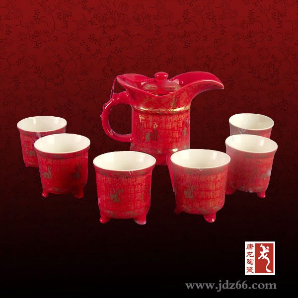 陶瓷酒具套装 陶瓷酒具个性化定制 陶瓷酒具生产厂家