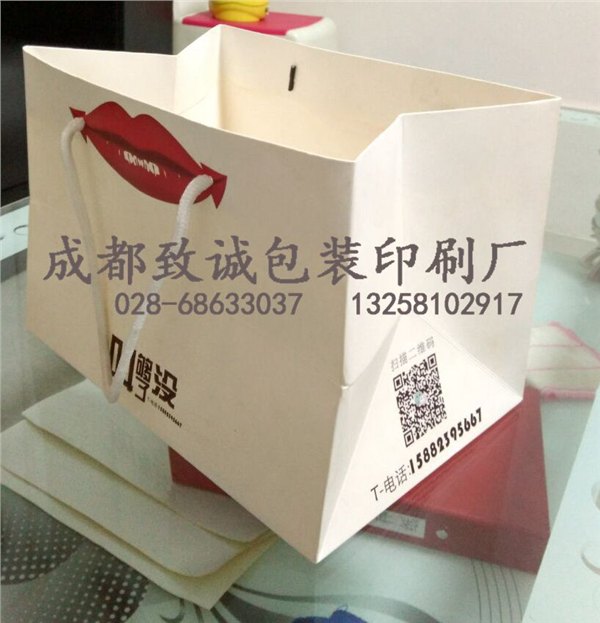 咖啡外卖袋定做/咖啡厅手提袋/牛皮纸打包袋/成都面包打包袋