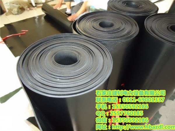 丰镇市绝缘胶垫 黑色3mm绝缘胶垫批发