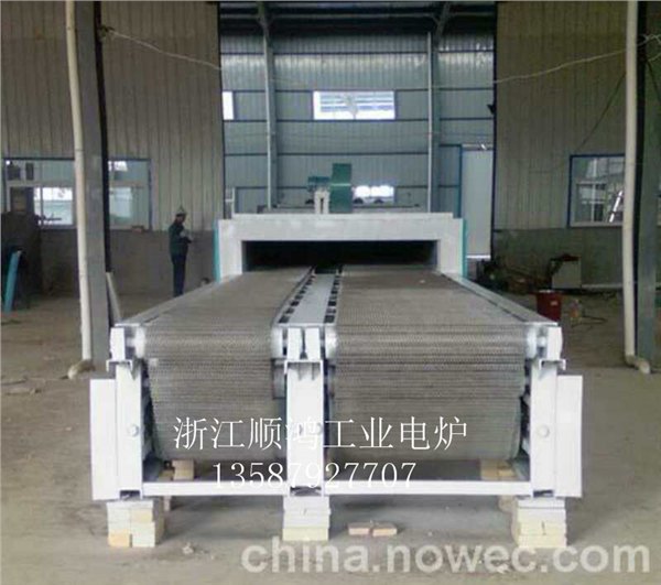 浙江顺鸿供应180kw网带式玻璃水晶退火炉
