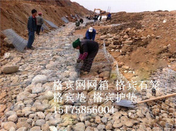 岳阳岸坡生态护脚格宾网石笼 茂名生态护岸格宾网石笼价格