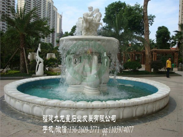 石雕喷泉现货 福建大型石雕喷泉 石头喷泉雕刻
