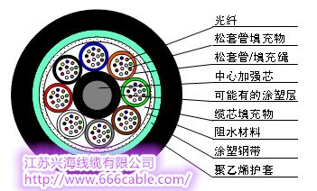 山东16芯单模通信用铠装GYTS光缆