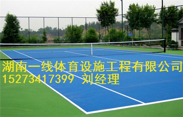 怀化丙烯酸羽毛球场包工包料　专业售后服务湖南一线体育设施工程有限公司