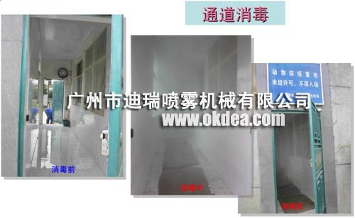 人员通道消毒喷雾系统