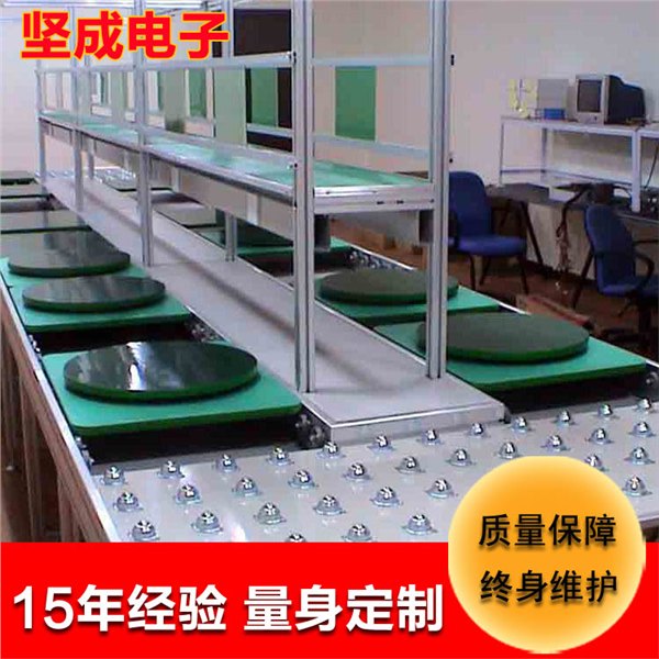 东莞厂家电子滚筒生产流水线自动化重型转弯BLN19动力滚筒输送线