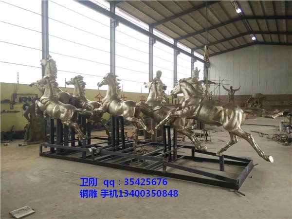 群马铜雕塑生产厂家，铜马雕塑，铜雕马，铜雕动物