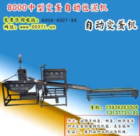 蛋制品加工设备变蛋自动包泥机