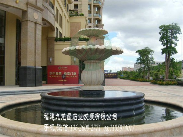黄锈石水钵现货 园林造景水钵 石雕跌水钵
