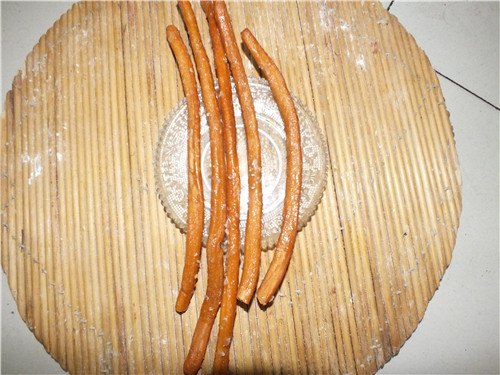 学习江丝制作糕点油炸江丝技术
