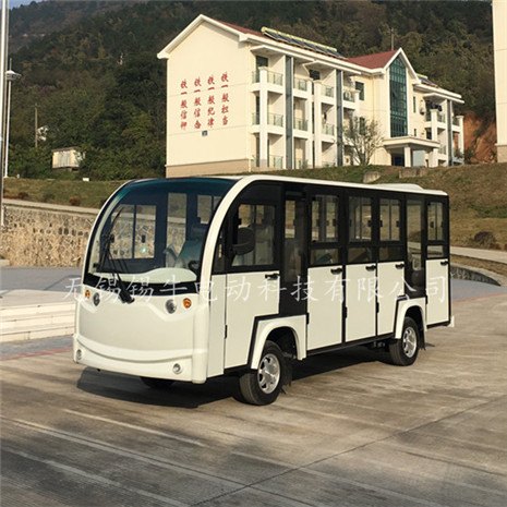 山东威海14座全封闭观光电动车报价，带门式观光旅游车售价，参数