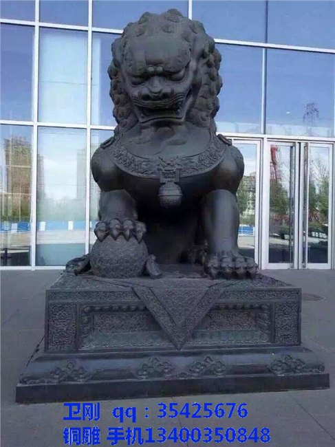 铜狮子故宫狮子，铜雕狮子，铜雕门狮，青铜狮子