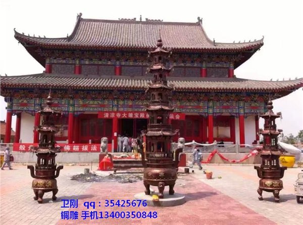 铸铁香炉塔炉，宝鼎，香炉鼎，千佛塔