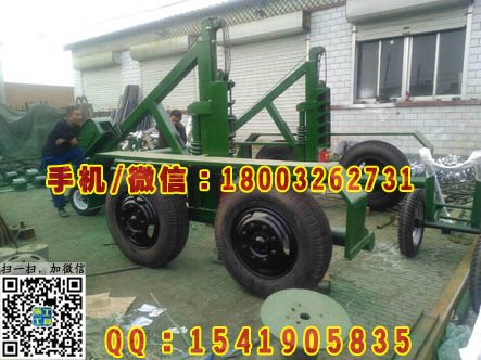 内宽2米大型10吨六轮型电缆炮车 可根据线盘尺寸定做