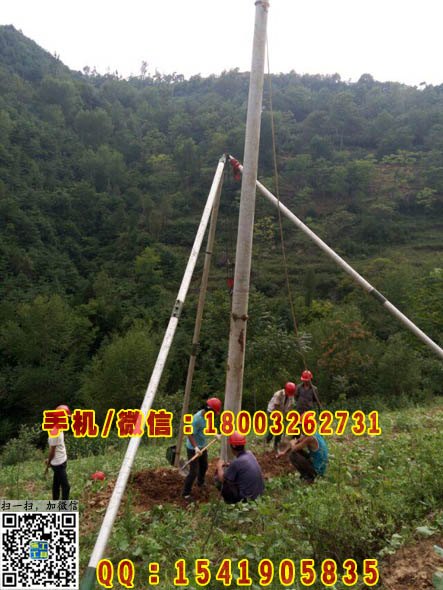 直发重庆三角立杆机 12米水泥杆扒杆电力工程抱杆