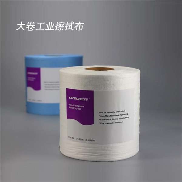 供应供应 order  蓝白色大卷工业擦拭布
