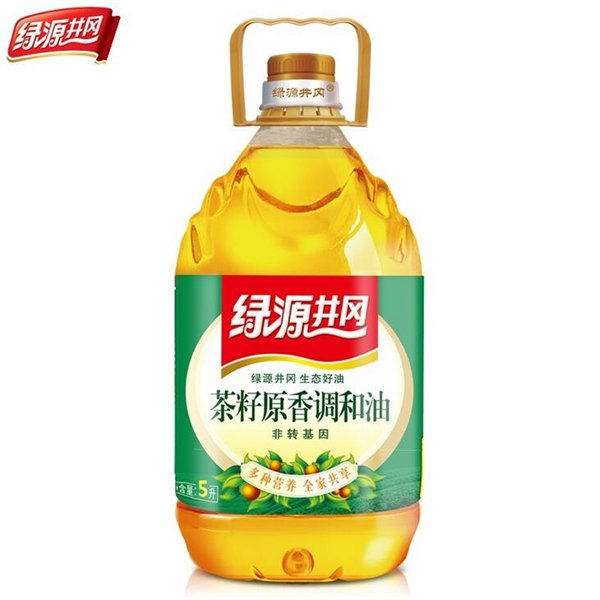 绿源井冈茶籽原香调和油5L 非转基因植物油科学调配调和油食用油