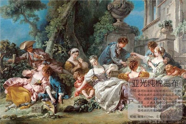 专业油画喷绘公司深圳爱创意装饰品喷绘打印油画选购