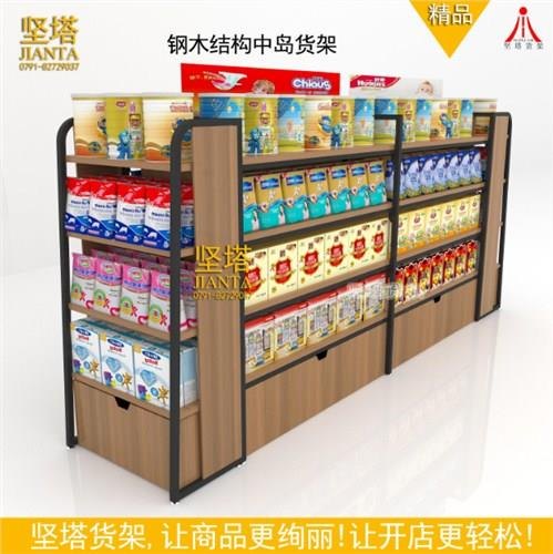 双面母婴展示柜 钢制双面母婴展示柜价格 坚塔供