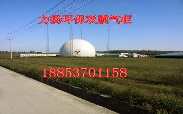 山东双膜气柜、沼气气柜、力扬沼气工程