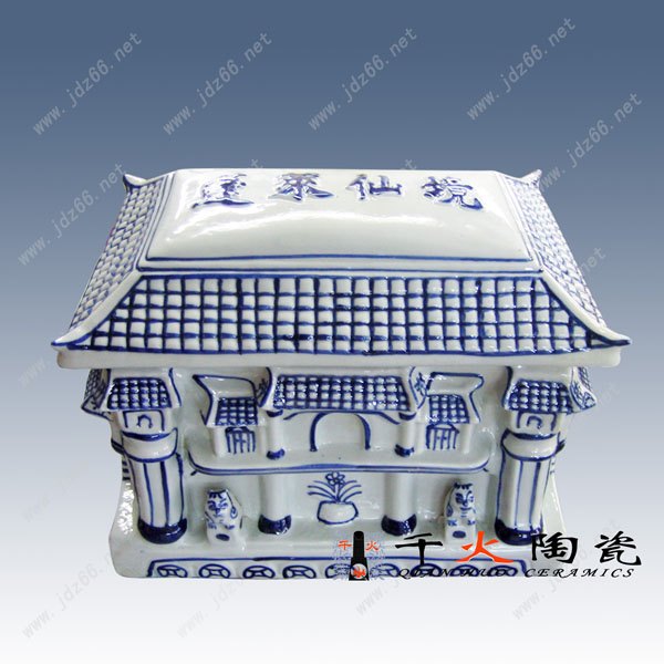 厂家供应粉彩陶瓷骨灰盒