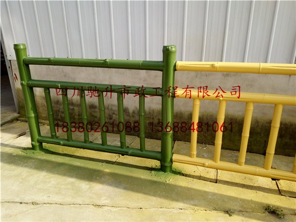 甘肃兰州仿竹栏杆生产厂家 仿竹仿木栏杆制作工艺