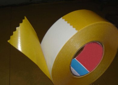 黄纸白色双面胶 PVC高粘双面胶