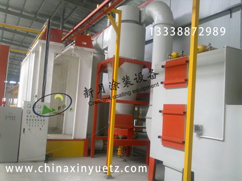 静电喷涂生产线,用新月涂装设备，喷涂产品表面无色差