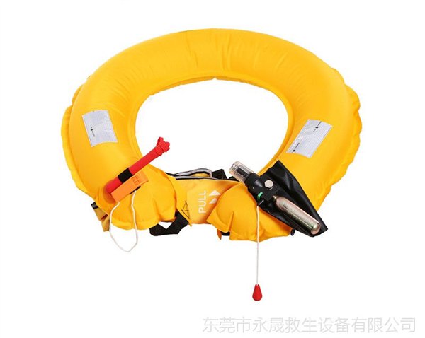 手动自动气 胀式腰带救生衣救生圈式