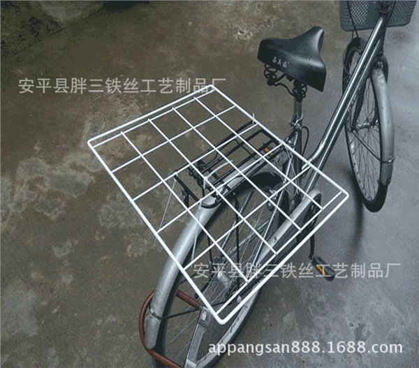 供应车载专用外卖架 铁丝网 保温箱配件车载金属支架架子